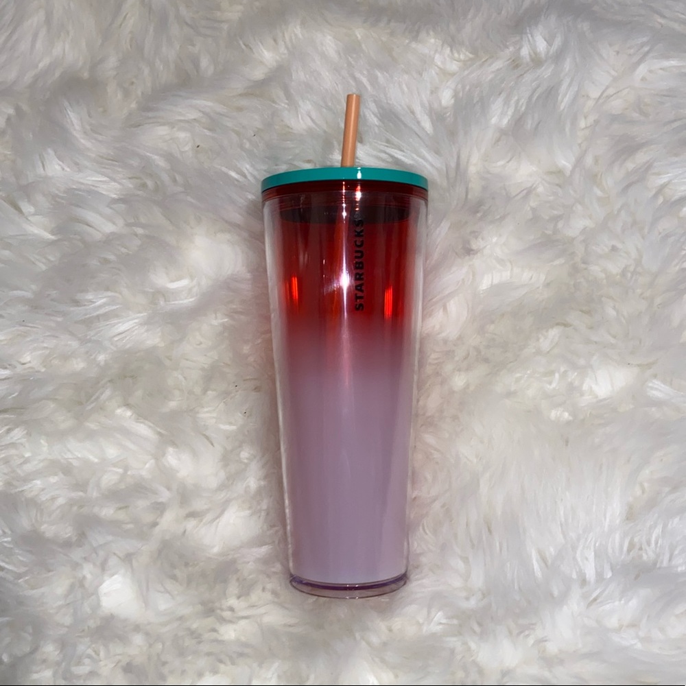 New! Starbucks Summer 2020 Red Ombré Venti